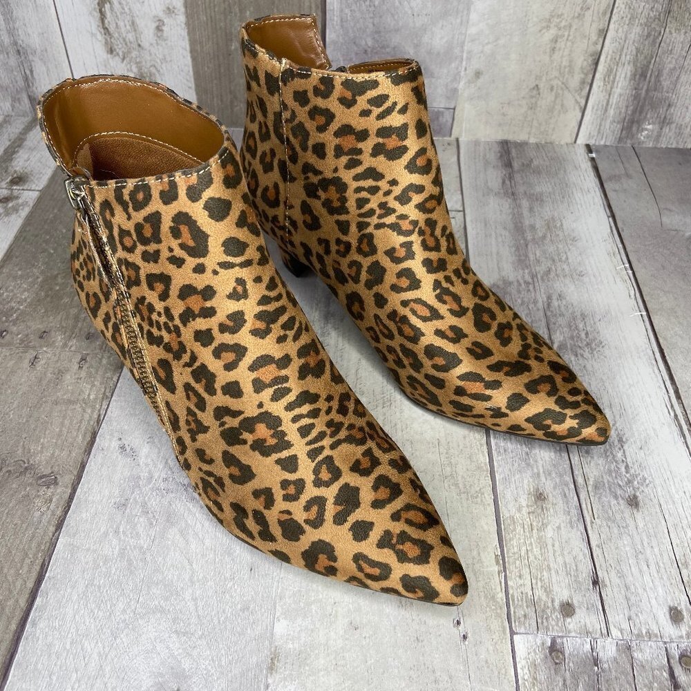 NWB Seven Dials Coralie Leopard Booties Size 6M